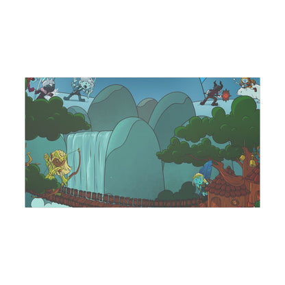 Bedtime Creations Canvas Wall Art — Woodlanders Valley
