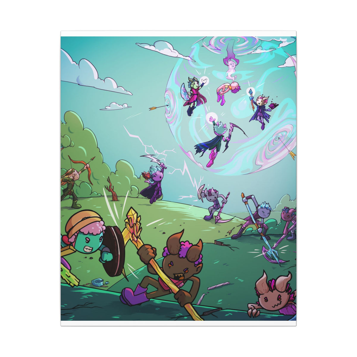 Bedtime Creations Canvas Wall Art — Battle of the Dream Realm
