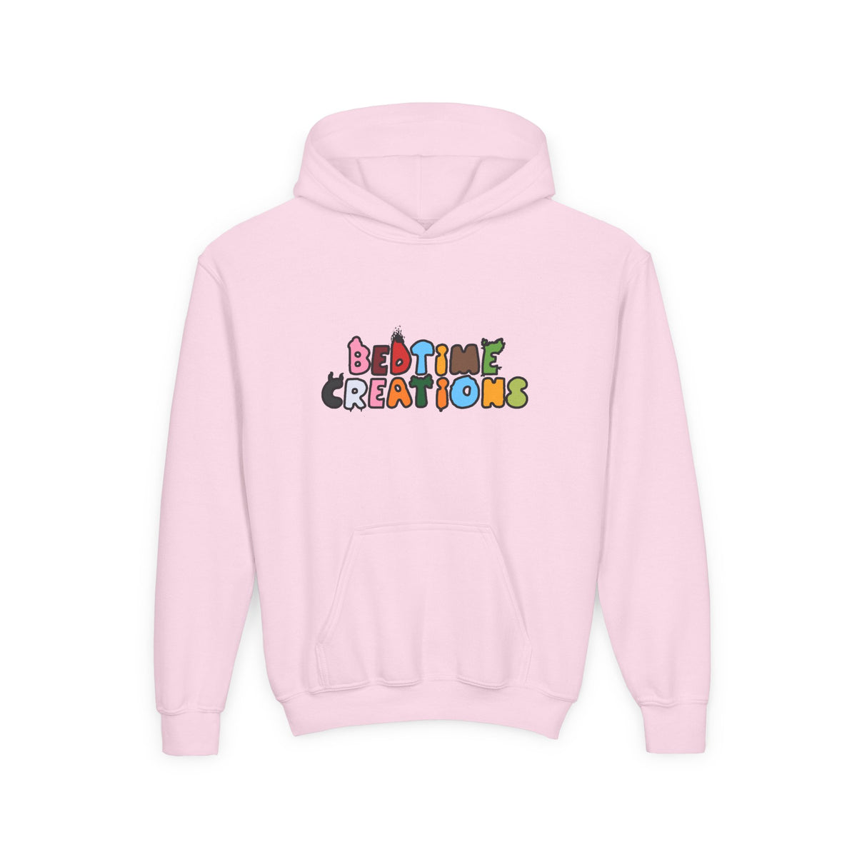Bedtime Creations Youth Hoodie — Color Logo