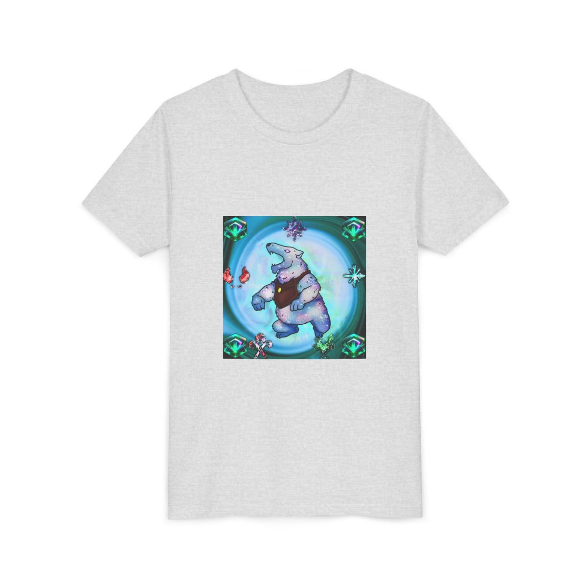 Bedtime Creations Youth Tee — Crystal Polar Bear