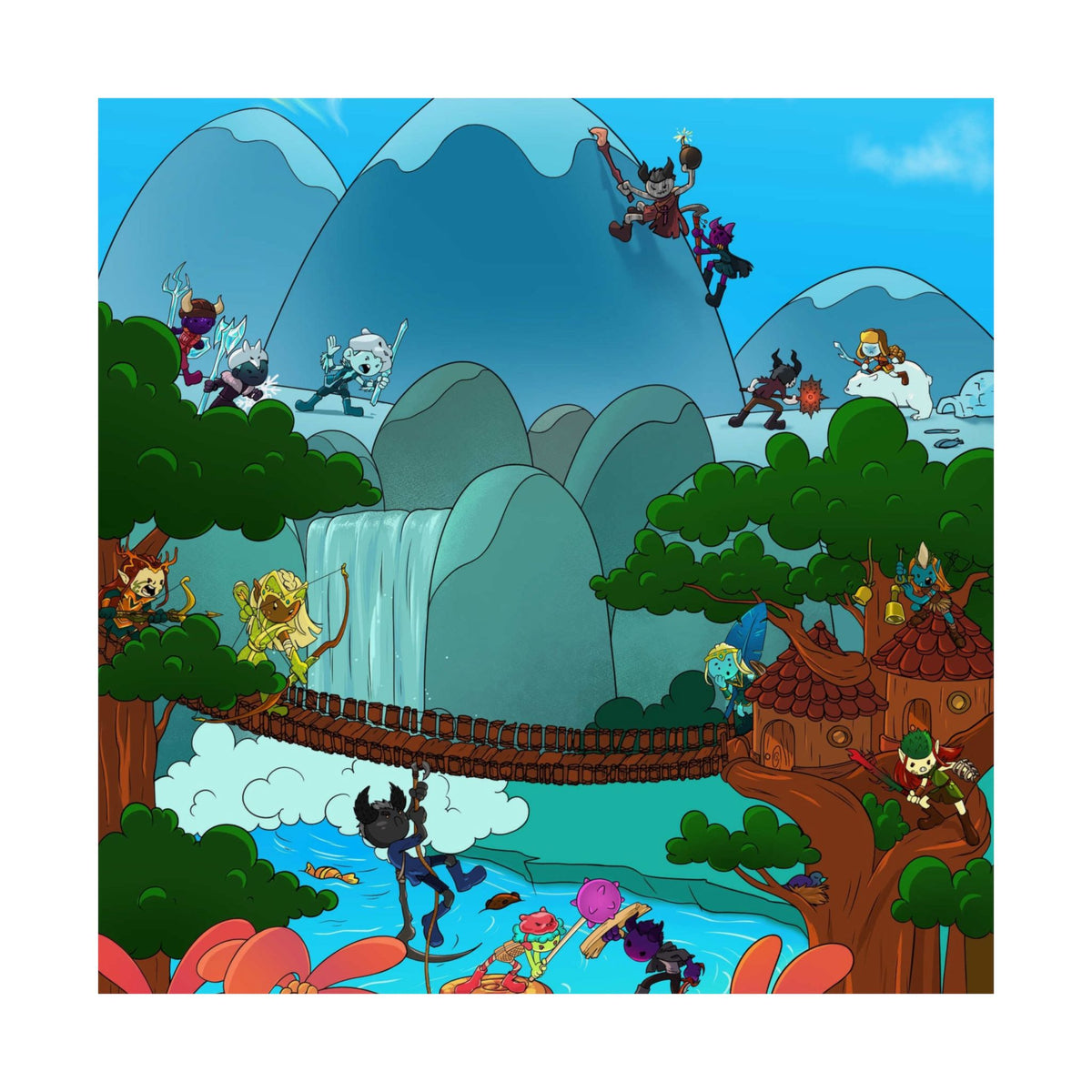 Bedtime Creations Poster — Woodlanders Valley