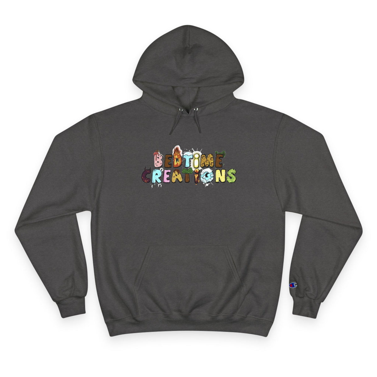 Bedtime Creations Back Art Hoodie #1 — Champion Hoodie