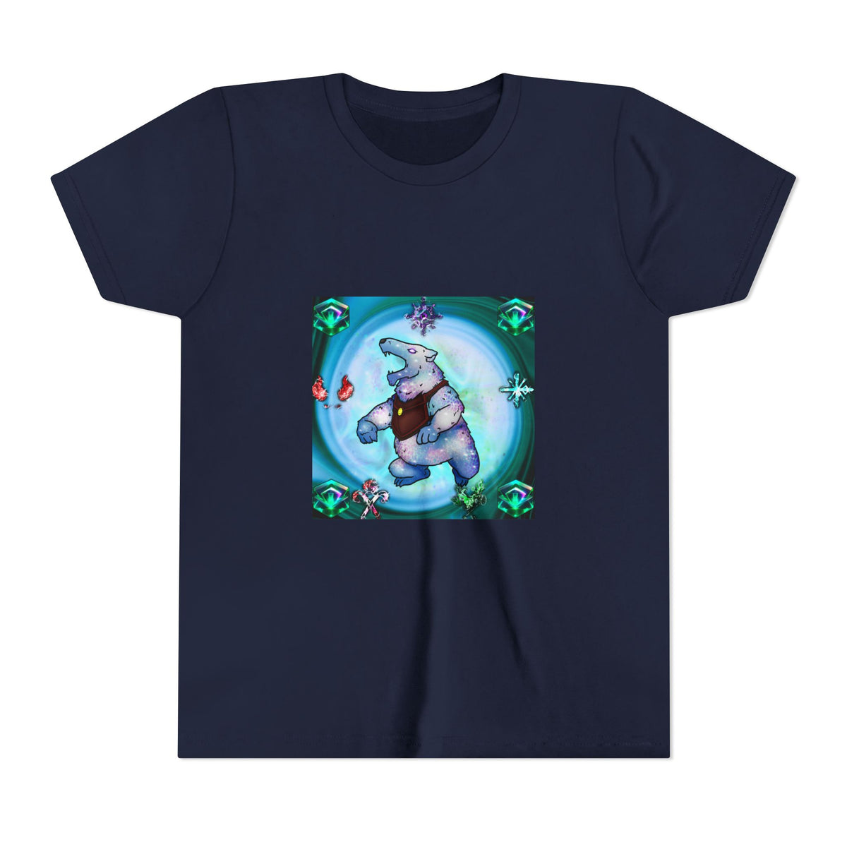 Bedtime Creations Youth Tee — Crystal Polar Bear