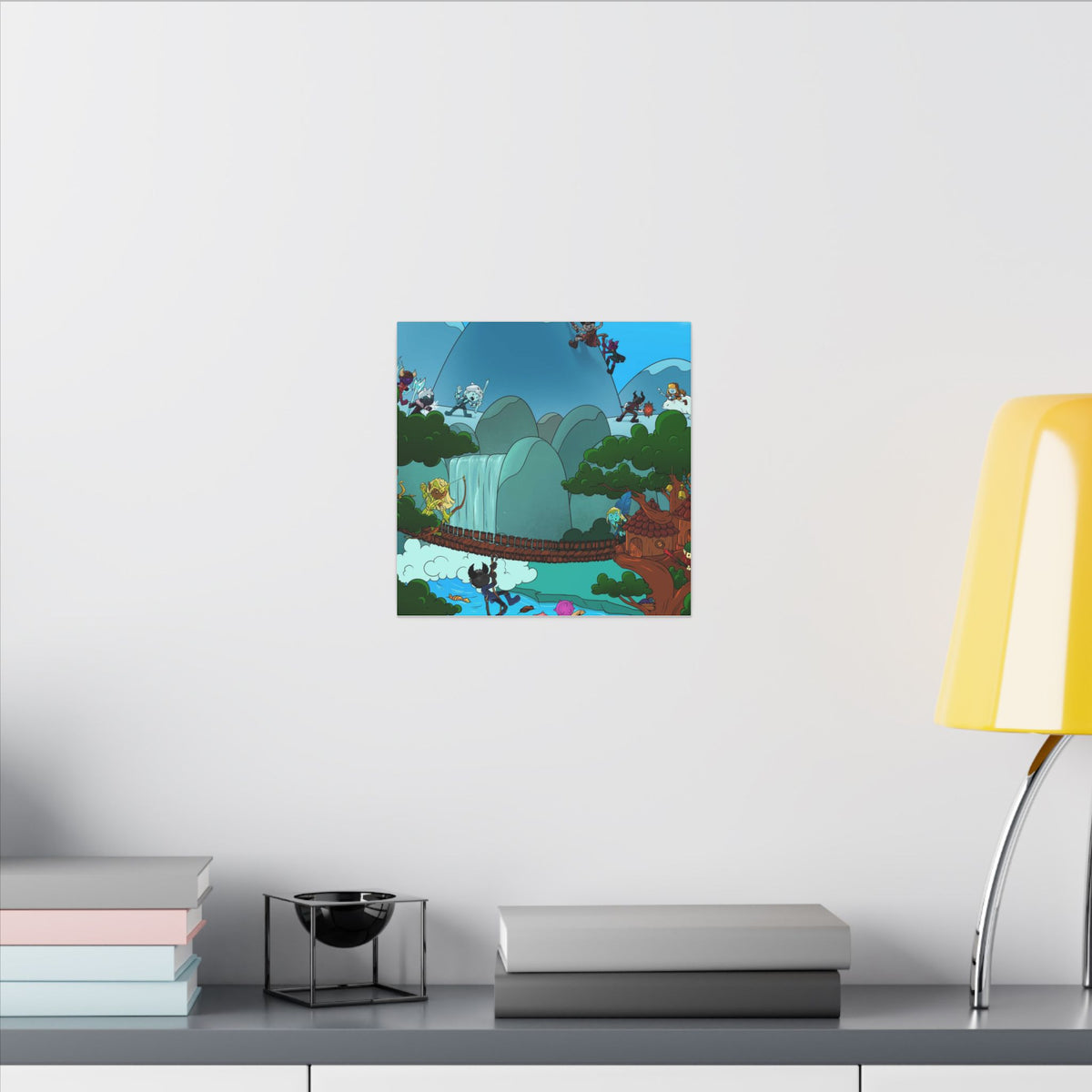 Bedtime Creations Canvas Wall Art — Woodlanders Valley