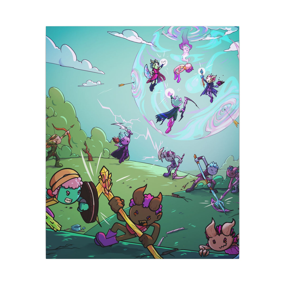 Bedtime Creations Canvas Wall Art — Battle of the Dream Realm