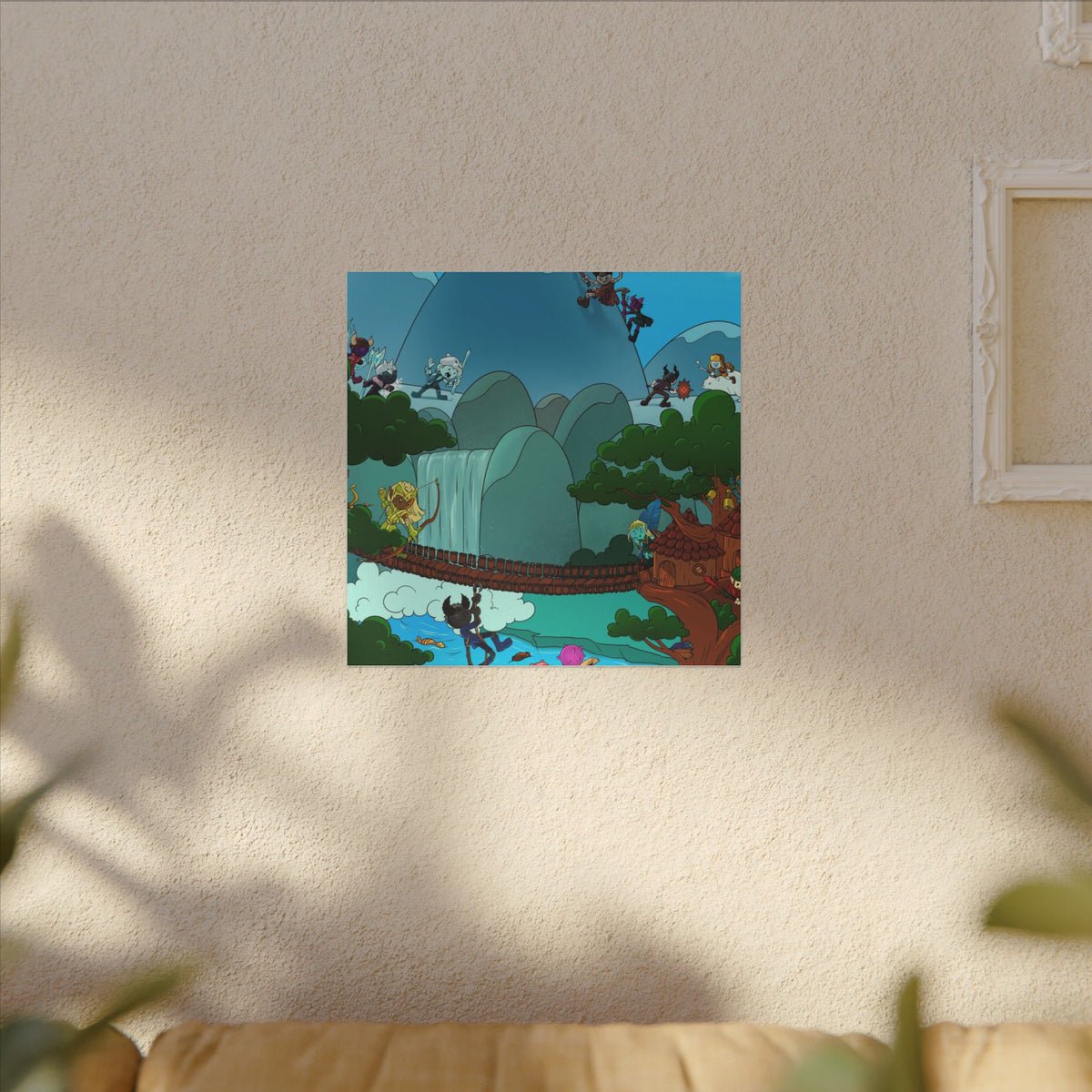 Bedtime Creations Canvas Wall Art — Woodlanders Valley