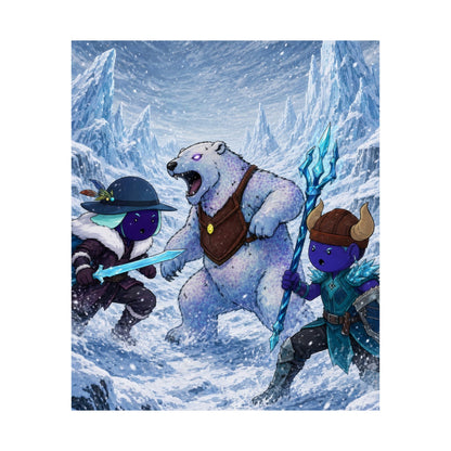 Bedtime Creations Poster — Frostmen vs. Polar Bear