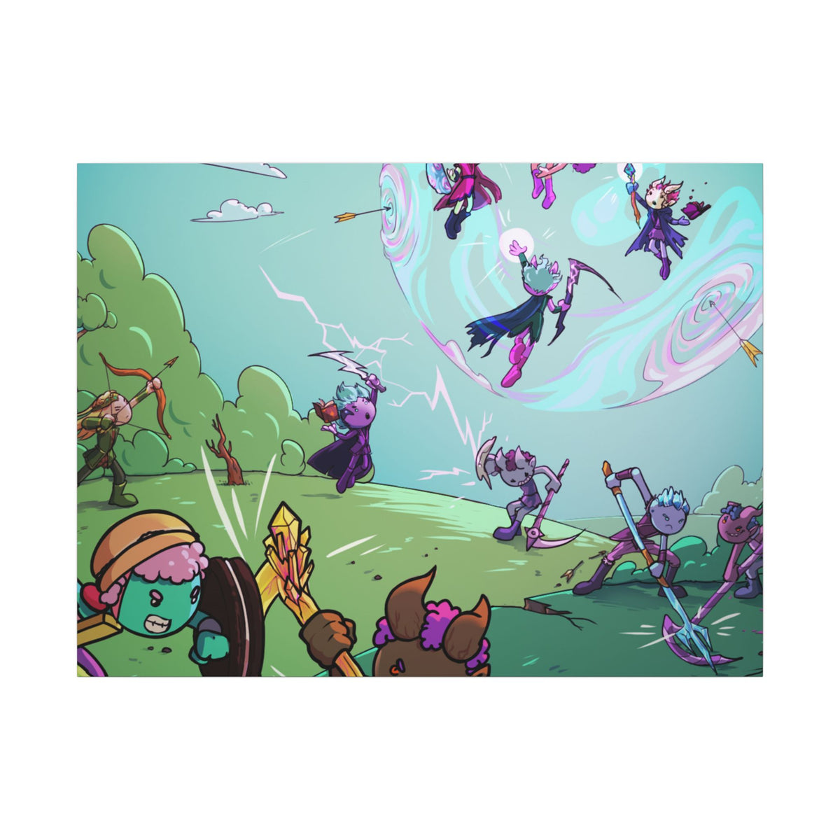 Bedtime Creations Canvas Wall Art — Battle of the Dream Realm