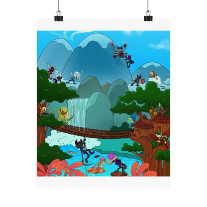 Bedtime Creations Poster — Woodlanders Valley