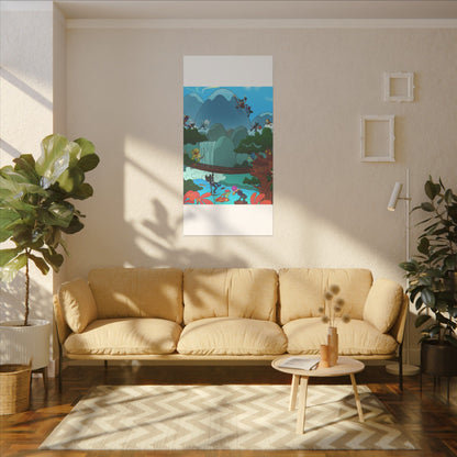 Bedtime Creations Canvas Wall Art — Woodlanders Valley