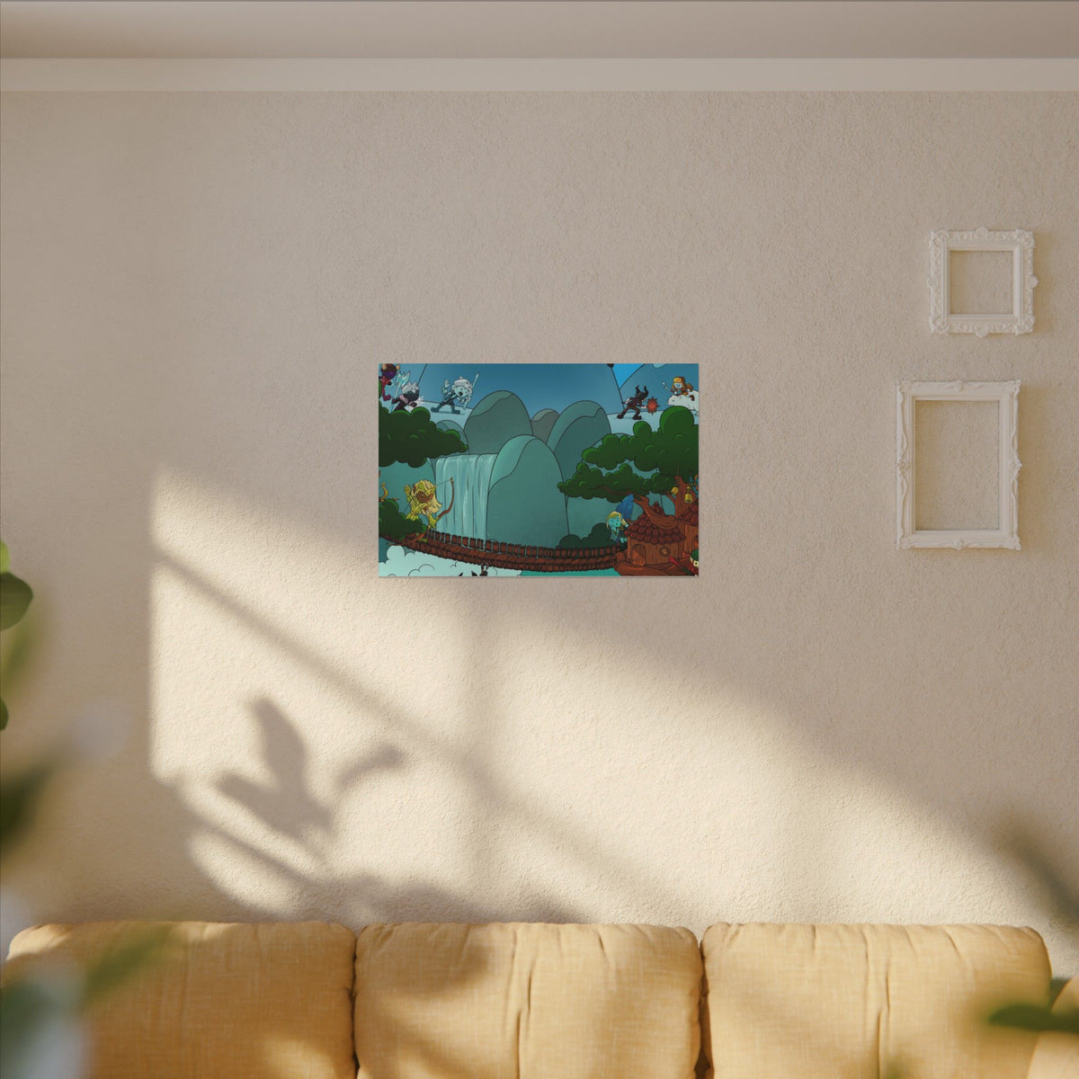 Bedtime Creations Canvas Wall Art — Woodlanders Valley