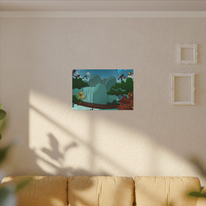 Bedtime Creations Canvas Wall Art — Woodlanders Valley