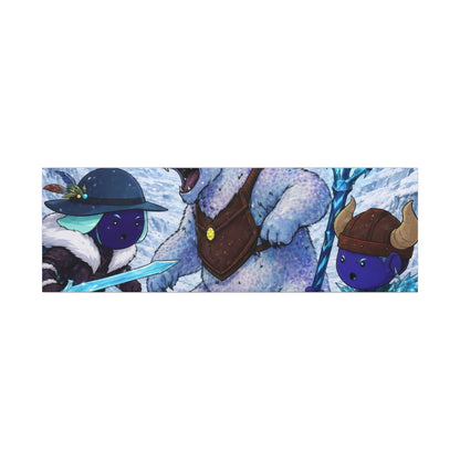 Bedtime Creations Canvas Wall Art — Frostmen vs. Polar Bear