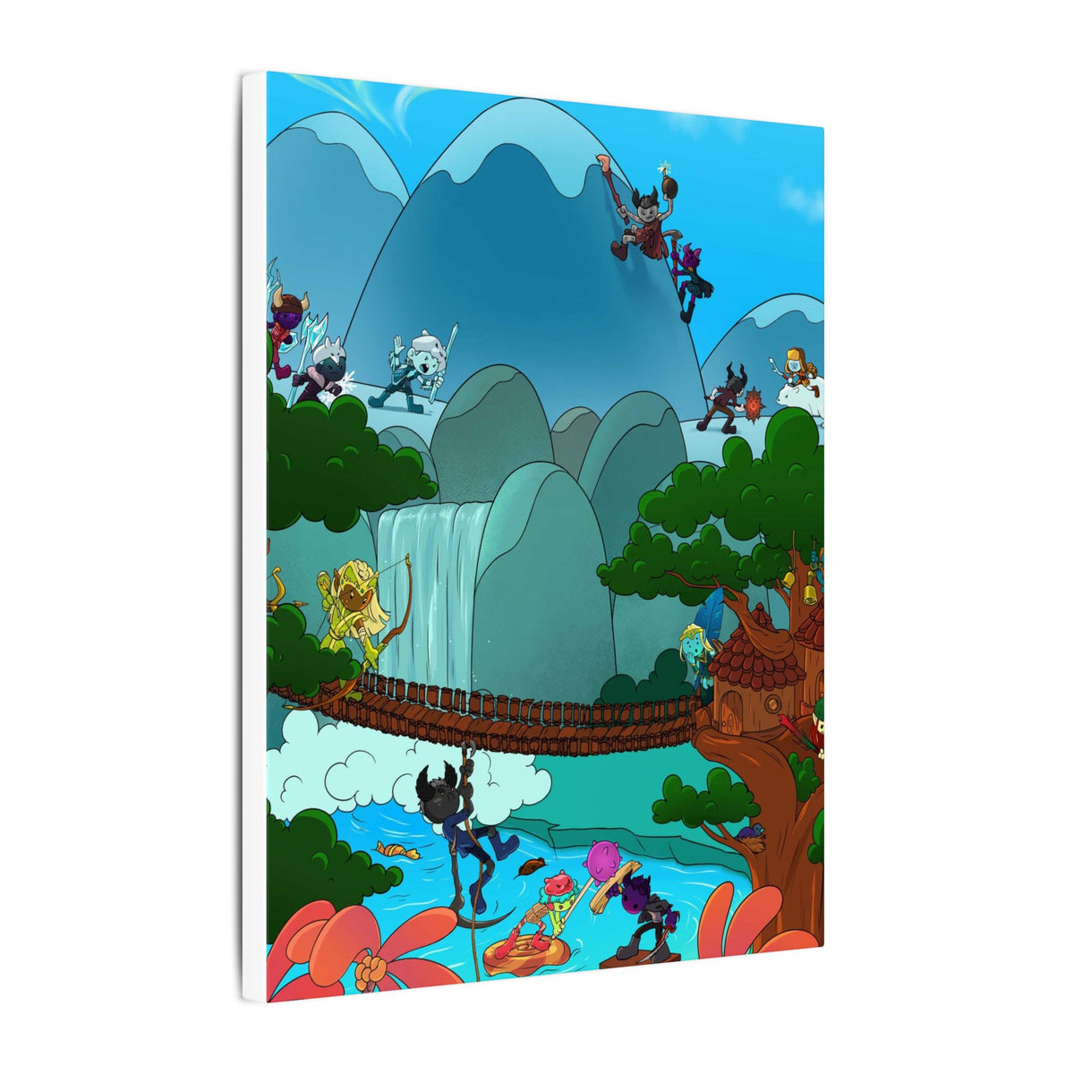 Bedtime Creations Canvas Wall Art — Woodlanders Valley
