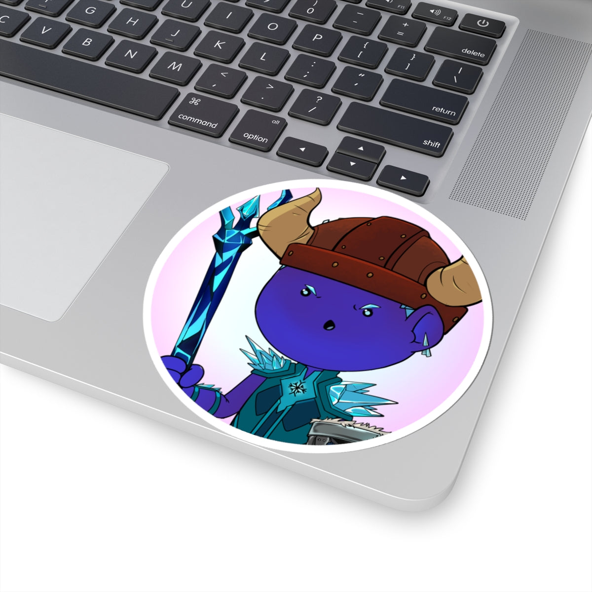 Bedtime Creations x Ultra Kingdoms Sticker — Frostman Trident Warrior