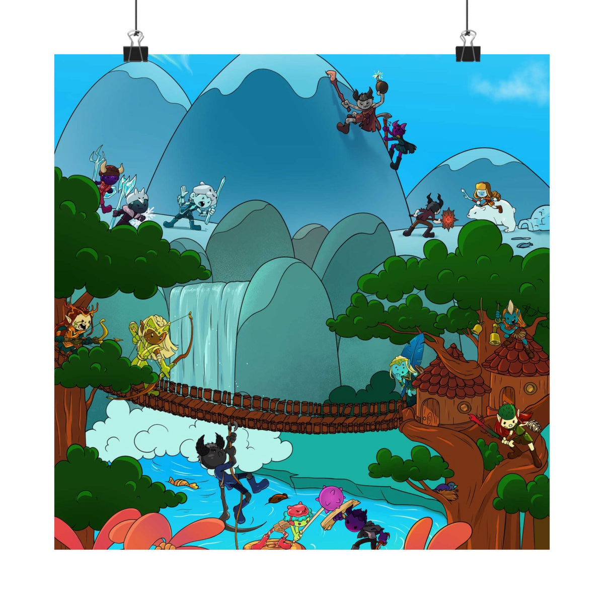 Bedtime Creations Poster — Woodlanders Valley