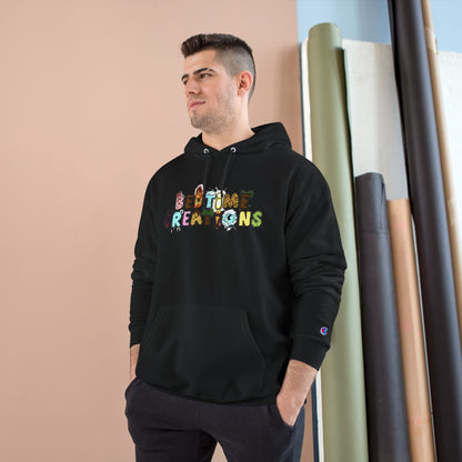 Bedtime Creations Back Art Hoodie #4 — Champion Hoodie
