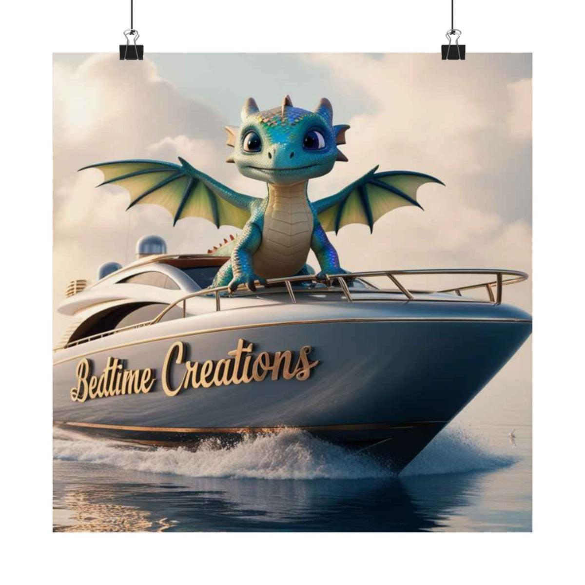 Bedtime Creations Poster — Dragon's Dream Yacht