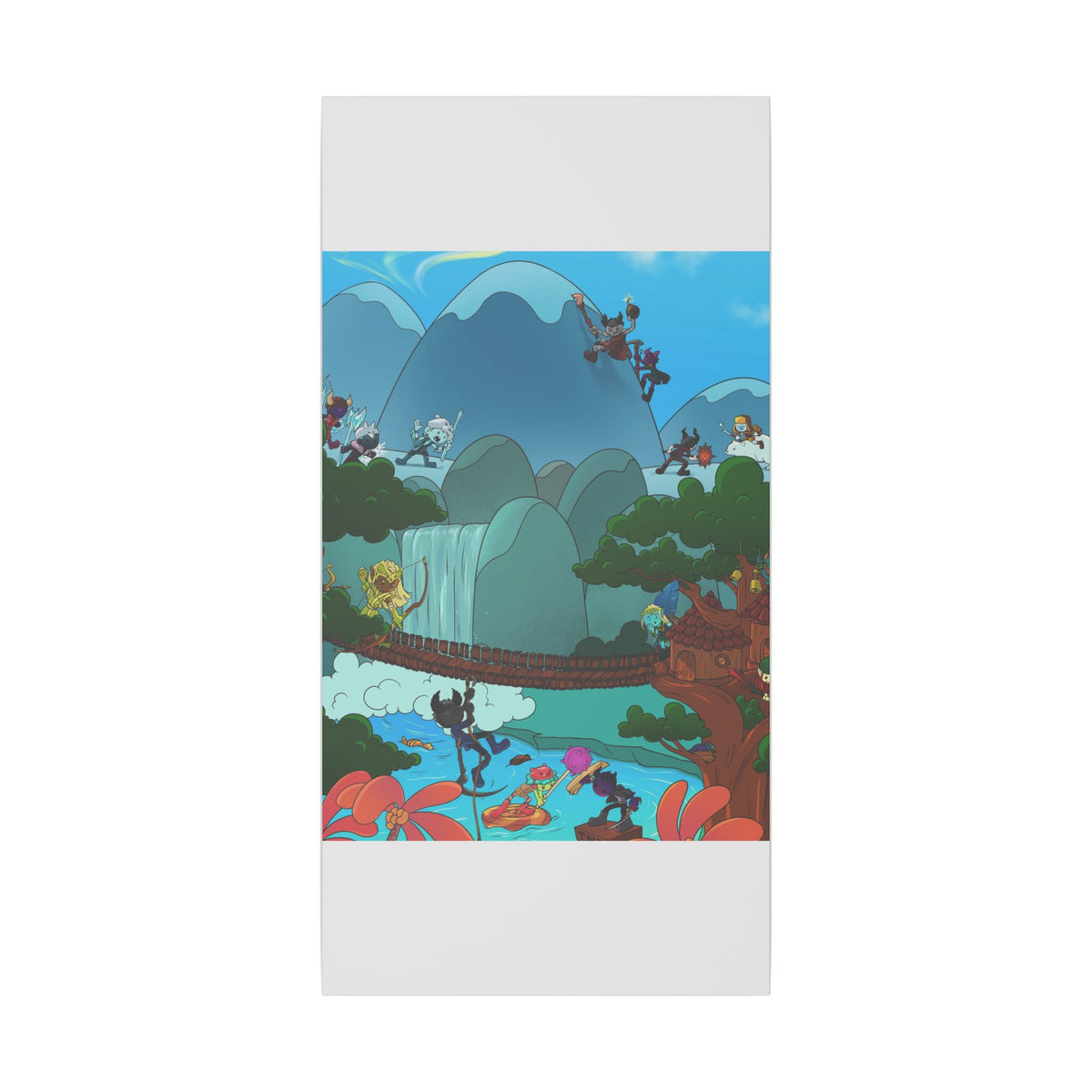 Bedtime Creations Canvas Wall Art — Woodlanders Valley