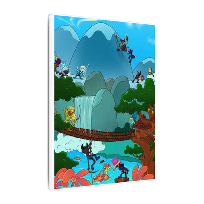 Bedtime Creations Canvas Wall Art — Woodlanders Valley