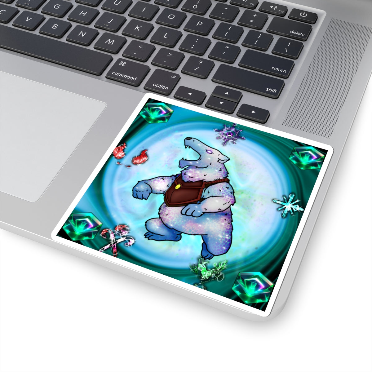 Bedtime Creations Kiss-Cut Sticker — Crystal Polar Bear
