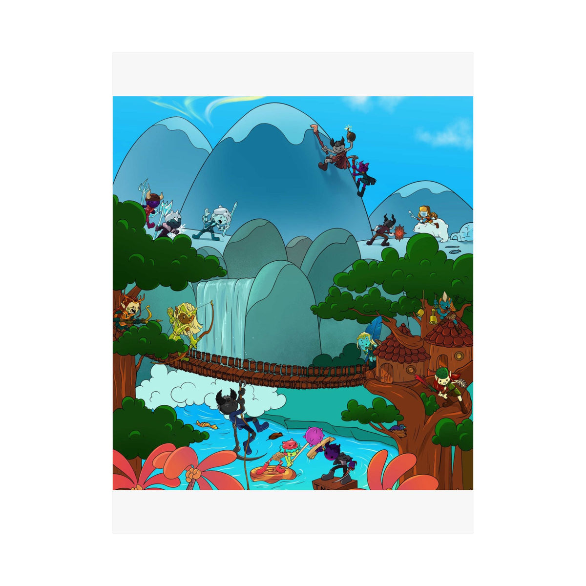 Bedtime Creations Poster — Woodlanders Valley