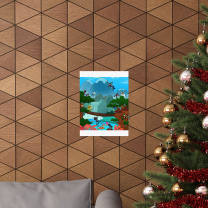 Bedtime Creations Poster — Woodlanders Valley