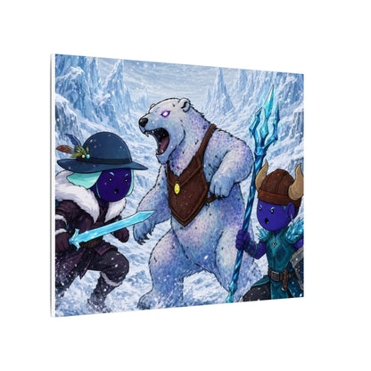 Bedtime Creations Canvas Wall Art — Frostmen vs. Polar Bear