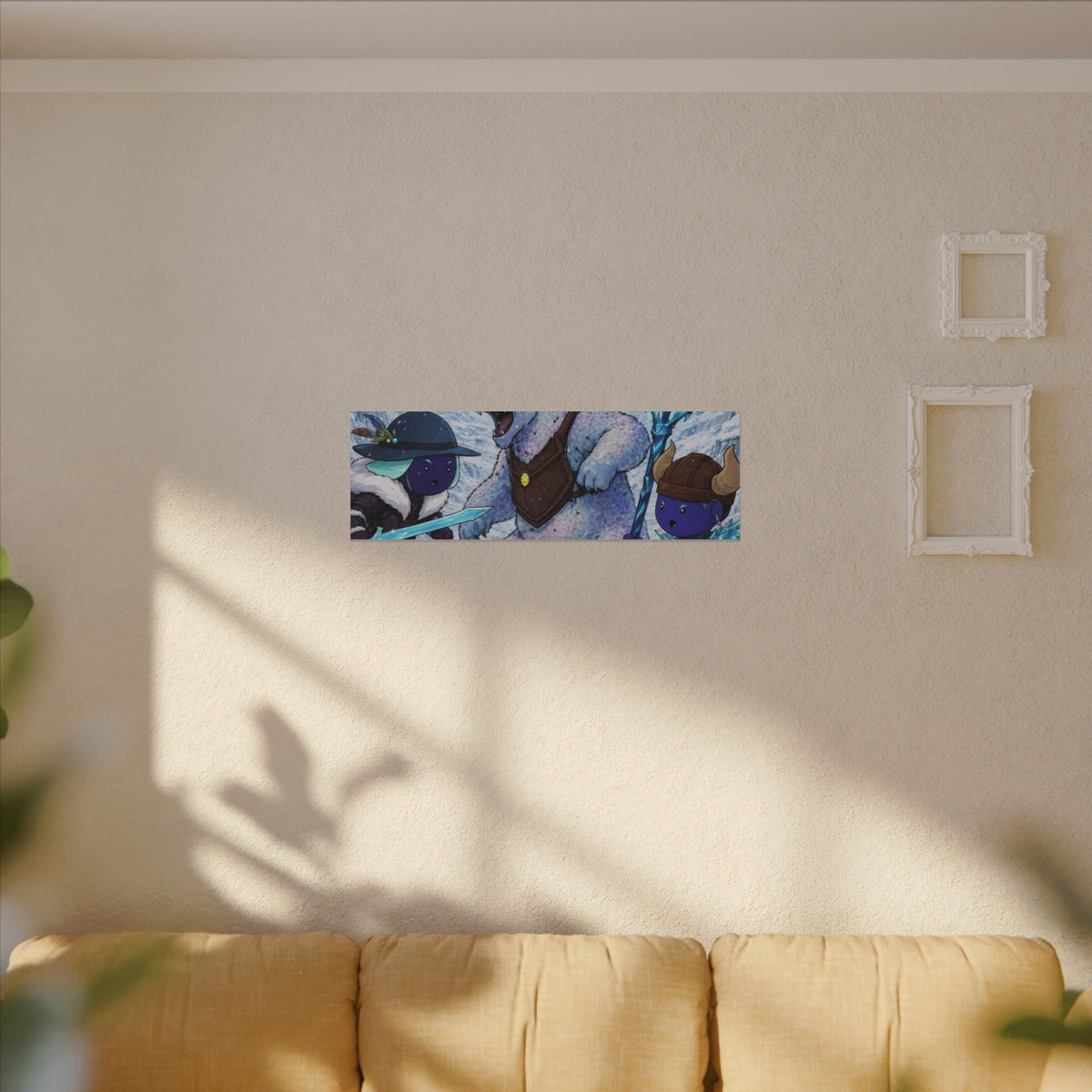 Bedtime Creations Canvas Wall Art — Frostmen vs. Polar Bear
