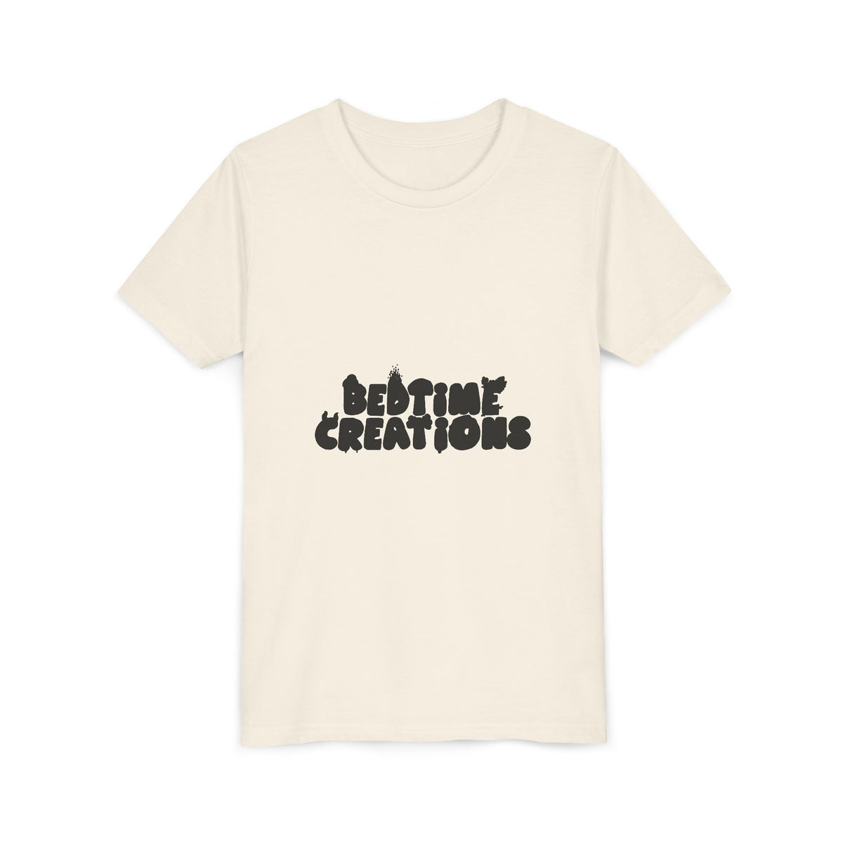 Bedtime Creations Youth Tee — Black Logo