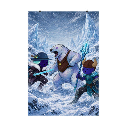 Bedtime Creations Poster — Frostmen vs. Polar Bear