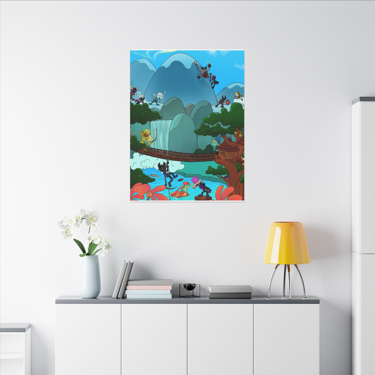 Bedtime Creations Canvas Wall Art — Woodlanders Valley