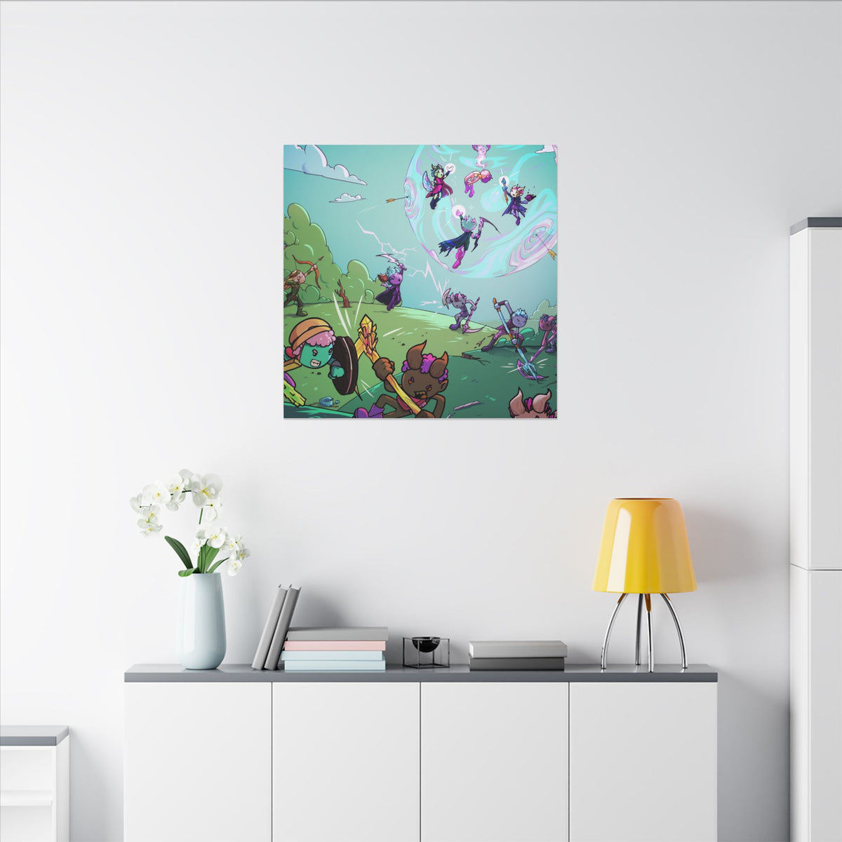 Bedtime Creations Canvas Wall Art — Battle of the Dream Realm