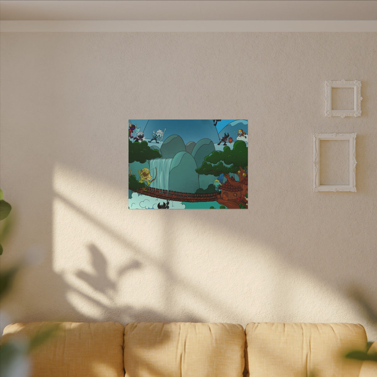 Bedtime Creations Canvas Wall Art — Woodlanders Valley