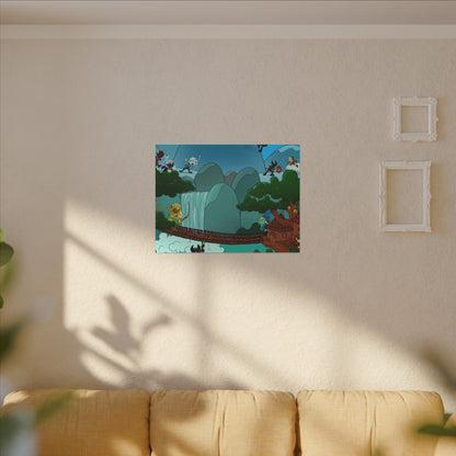 Bedtime Creations Canvas Wall Art — Woodlanders Valley