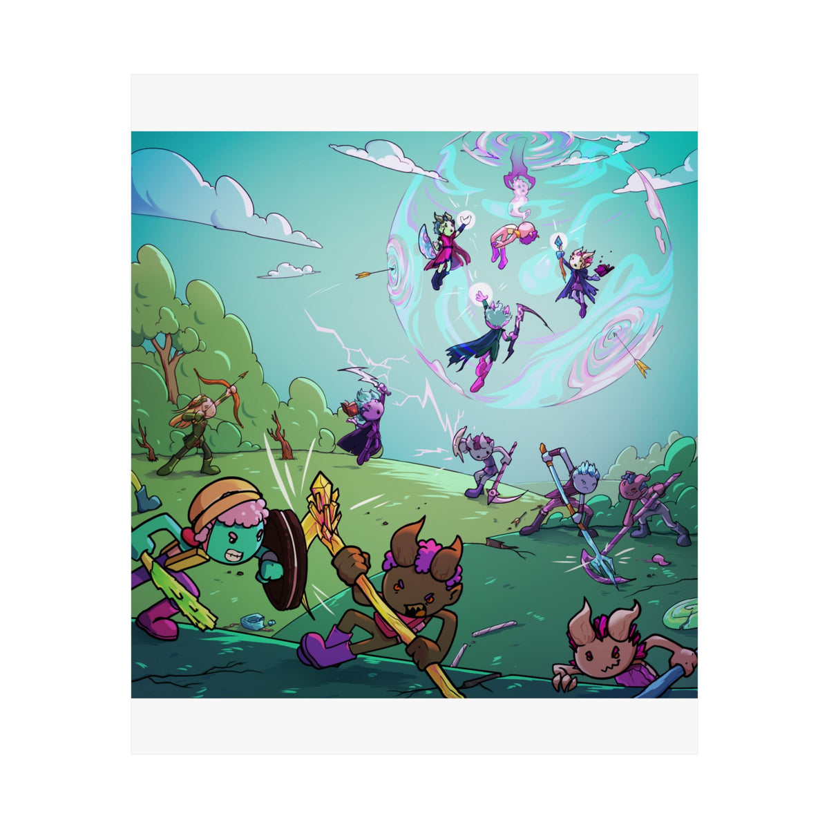 Bedtime Creations Kids Room Poster — Battle of the Dream Realm