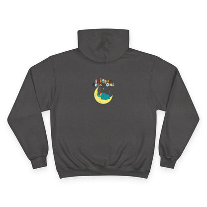 Bedtime Creations Back Art Hoodie #1 — Champion Hoodie