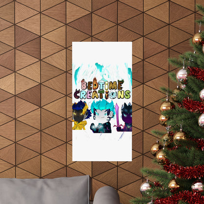 Bedtime Creations Poster — Chibi Fantasy Friends