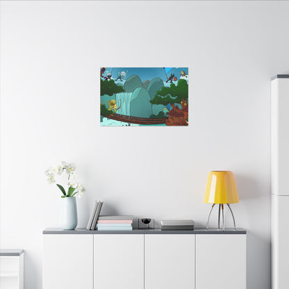 Bedtime Creations Canvas Wall Art — Woodlanders Valley
