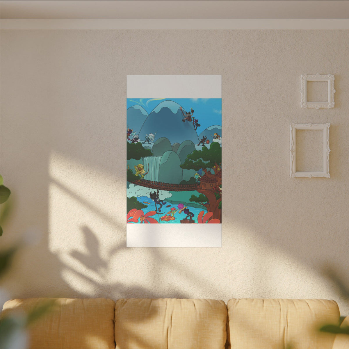 Bedtime Creations Canvas Wall Art — Woodlanders Valley
