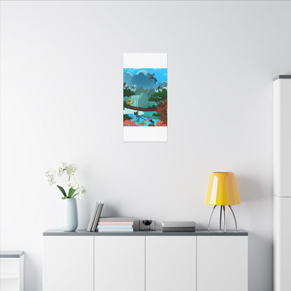 Bedtime Creations Canvas Wall Art — Woodlanders Valley