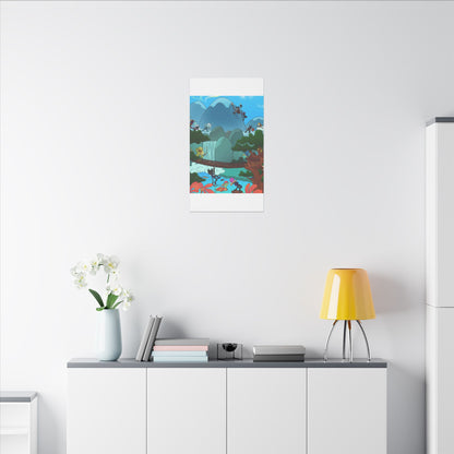 Bedtime Creations Canvas Wall Art — Woodlanders Valley