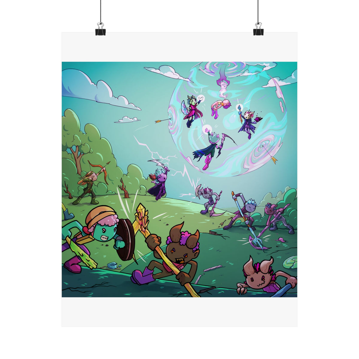 Bedtime Creations Kids Room Poster — Battle of the Dream Realm