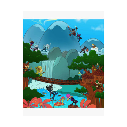 Bedtime Creations Poster — Woodlanders Valley