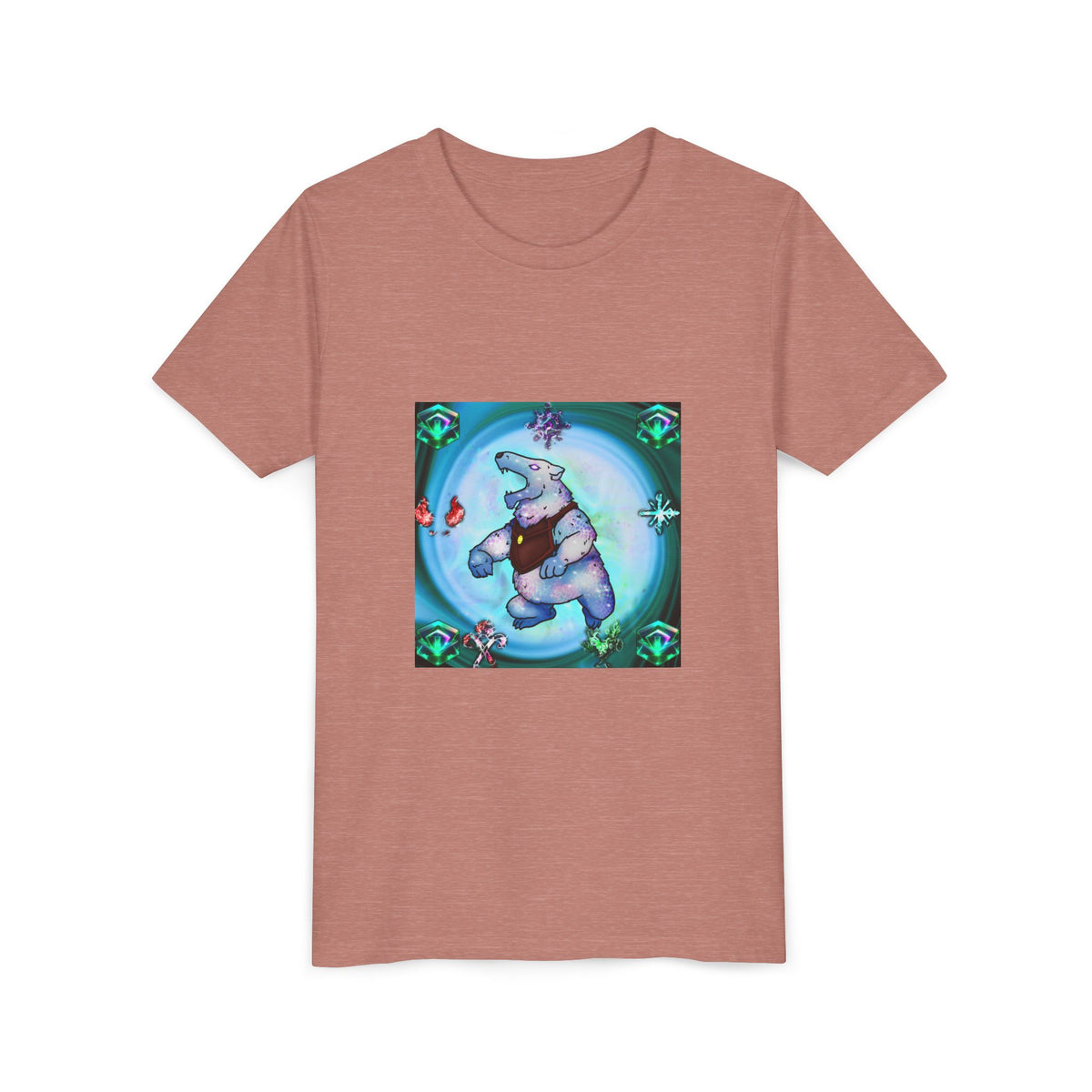 Bedtime Creations Youth Tee — Crystal Polar Bear