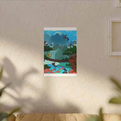 Bedtime Creations Canvas Wall Art — Woodlanders Valley