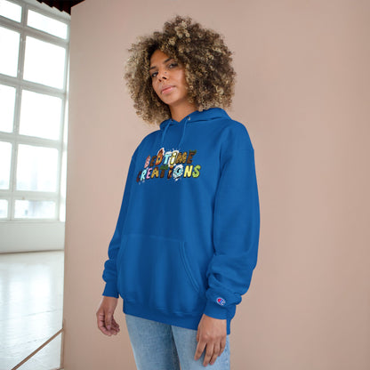 Bedtime Creations Back Art Hoodie #1 — Champion Hoodie