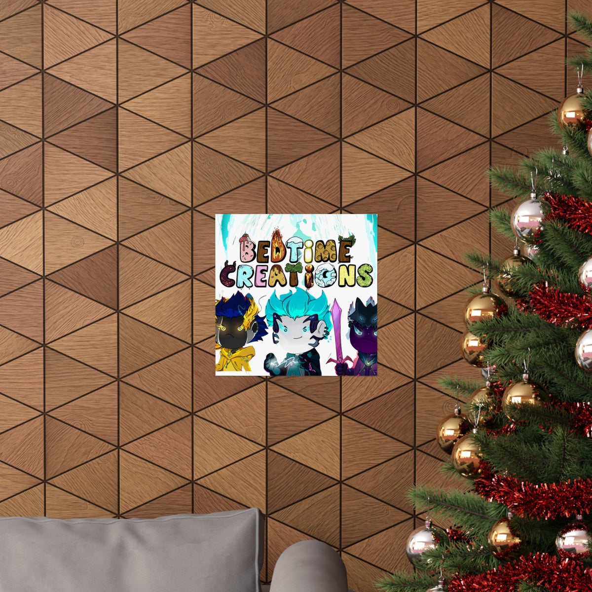 Bedtime Creations Poster — Chibi Fantasy Friends
