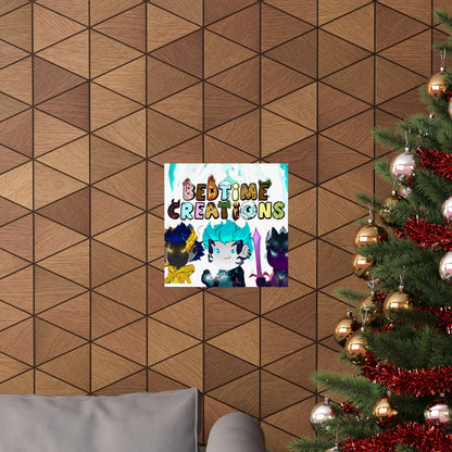 Bedtime Creations Poster — Chibi Fantasy Friends