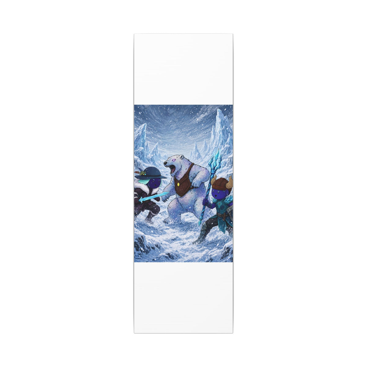 Bedtime Creations Canvas Wall Art — Frostmen vs. Polar Bear